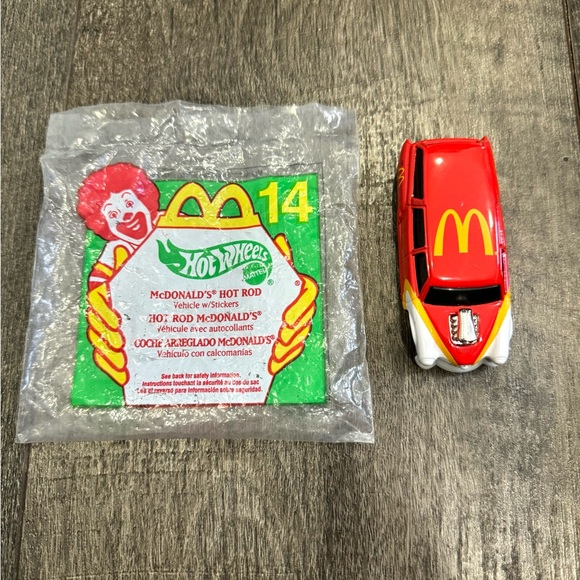 Vintage McDonald’s Happy Meal Hot Wheels Hot Rod #14 - Picture 1 of 3